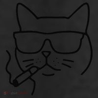 Cool Carthusian Cat With Cigarette And Sunglasses 25L Jumbo Tote