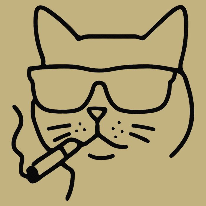 Cool Carthusian Cat With Cigarette And Sunglasses Performance Shirt
