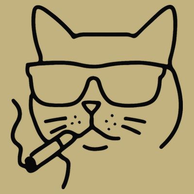 Cool Carthusian Cat With Cigarette And Sunglasses T-Shirt