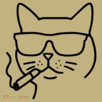 Cool Carthusian Cat With Cigarette And Sunglasses T-Shirt