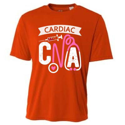 Cardiac Cna Certified Nursing Assistant Cardiovascular Nurse Cool Gift Cooling Performance Crew T-Shirt