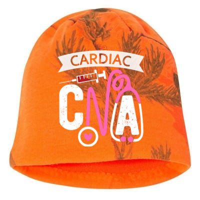 Cardiac Cna Certified Nursing Assistant Cardiovascular Nurse Cool Gift Kati - Camo Knit Beanie