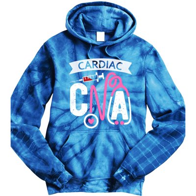 Cardiac Cna Certified Nursing Assistant Cardiovascular Nurse Cool Gift Tie Dye Hoodie