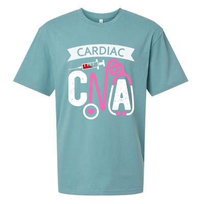 Cardiac Cna Certified Nursing Assistant Cardiovascular Nurse Cool Gift Sueded Cloud Jersey T-Shirt