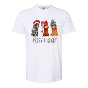 Cute Chickens Christmas Christmas Farm Animal Funny Holiday Softstyle CVC T-Shirt