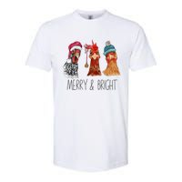 Cute Chickens Christmas Christmas Farm Animal Funny Holiday Softstyle CVC T-Shirt