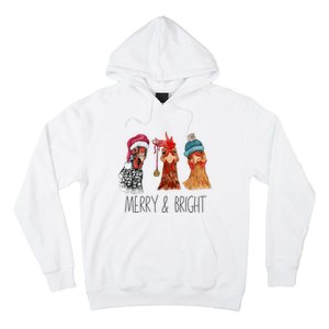 Cute Chickens Christmas Christmas Farm Animal Funny Holiday Hoodie