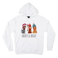 Cute Chickens Christmas Christmas Farm Animal Funny Holiday Hoodie