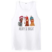 Cute Chickens Christmas Christmas Farm Animal Funny Holiday PosiCharge Competitor Tank