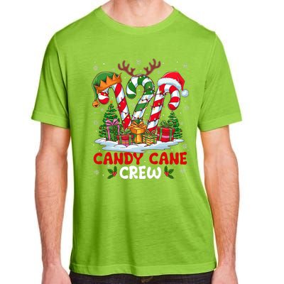 Candy Cane Crew Christmas Xmas Love Candy Adult ChromaSoft Performance T-Shirt