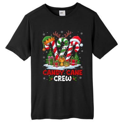 Candy Cane Crew Christmas Xmas Love Candy Tall Fusion ChromaSoft Performance T-Shirt