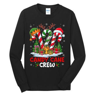 Candy Cane Crew Christmas Xmas Love Candy Tall Long Sleeve T-Shirt