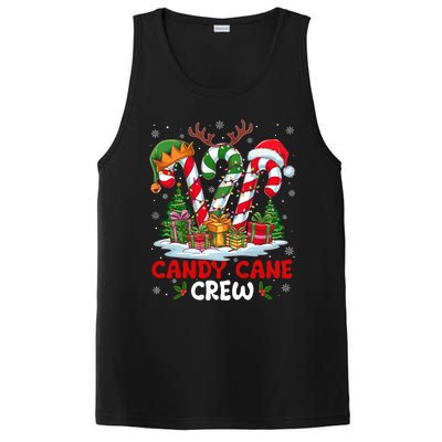 Candy Cane Crew Christmas Xmas Love Candy PosiCharge Competitor Tank