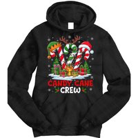 Candy Cane Crew Christmas Xmas Love Candy Tie Dye Hoodie