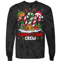 Candy Cane Crew Christmas Xmas Love Candy Tie-Dye Long Sleeve Shirt