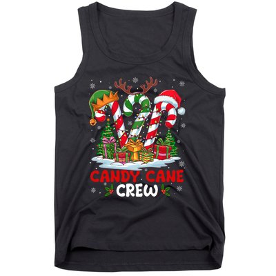 Candy Cane Crew Christmas Xmas Love Candy Tank Top