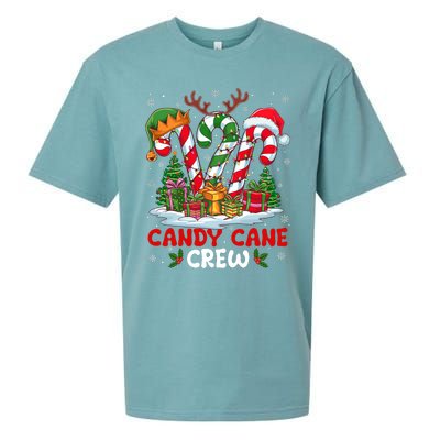 Candy Cane Crew Christmas Xmas Love Candy Sueded Cloud Jersey T-Shirt