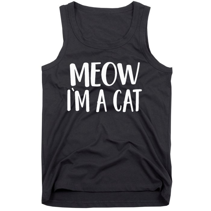 Cute Cat Costume for Halloween Tank Top