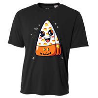 Cute Candy Corn Halloween Costume Kawaii Cooling Performance Crew T-Shirt