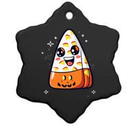 Cute Candy Corn Halloween Costume Kawaii Ceramic Star Ornament