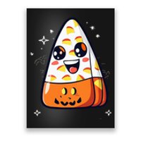 Cute Candy Corn Halloween Costume Kawaii Poster