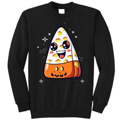 Cute Candy Corn Halloween Costume Kawaii Tall Sweatshirt