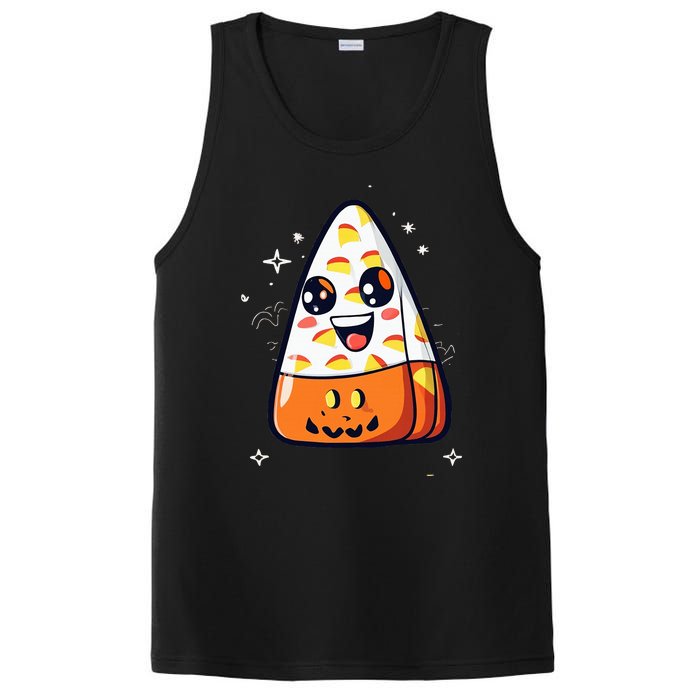 Cute Candy Corn Halloween Costume Kawaii PosiCharge Competitor Tank