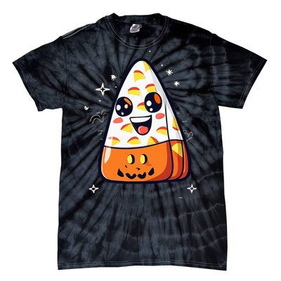 Cute Candy Corn Halloween Costume Kawaii Tie-Dye T-Shirt