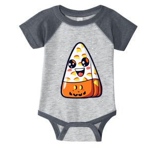 Cute Candy Corn Halloween Costume Kawaii Infant Baby Jersey Bodysuit