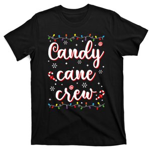 Candy Cane Crew Funny Christmas Candy Lover Xmas Pajamas T-Shirt