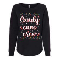 Candy Cane Crew Funny Christmas Candy Lover Xmas Pajamas Womens California Wash Sweatshirt