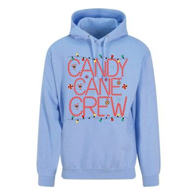 Candy Cane Crew Funny Christmas Candy Cane Lover Xmas Pajama Unisex Surf Hoodie