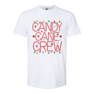 Candy Cane Crew Funny Christmas Candy Cane Lover Xmas Pajama Softstyle CVC T-Shirt