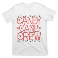 Candy Cane Crew Funny Christmas Candy Cane Lover Xmas Pajama T-Shirt