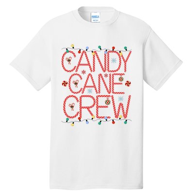 Candy Cane Crew Funny Christmas Candy Cane Lover Xmas Pajama Tall T-Shirt