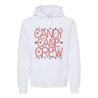 Candy Cane Crew Funny Christmas Candy Cane Lover Xmas Pajama Premium Hoodie