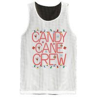 Candy Cane Crew Funny Christmas Candy Cane Lover Xmas Pajama Mesh Reversible Basketball Jersey Tank