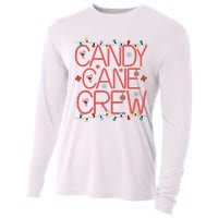 Candy Cane Crew Funny Christmas Candy Cane Lover Xmas Pajama Cooling Performance Long Sleeve Crew