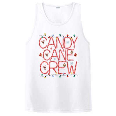 Candy Cane Crew Funny Christmas Candy Cane Lover Xmas Pajama PosiCharge Competitor Tank