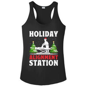 Christmas Chiropractor Chiropractic Profession Holiday Chiro Gift Ladies PosiCharge Competitor Racerback Tank