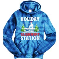 Christmas Chiropractor Chiropractic Profession Holiday Chiro Gift Tie Dye Hoodie