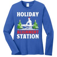 Christmas Chiropractor Chiropractic Profession Holiday Chiro Gift Ladies Long Sleeve Shirt