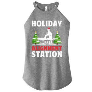 Christmas Chiropractor Chiropractic Profession Holiday Chiro Gift Women's Perfect Tri Rocker Tank