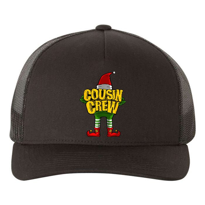 Cousin Crew Christmas Elf Matching Family Yupoong Adult 5-Panel Trucker Hat