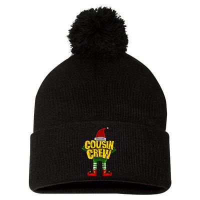 Cousin Crew Christmas Elf Matching Family Pom Pom 12in Knit Beanie