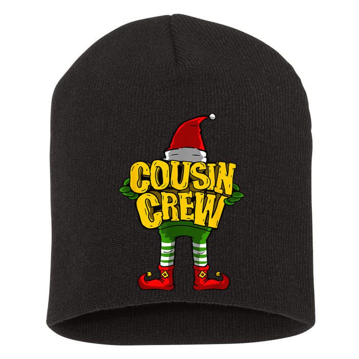 Cousin Crew Christmas Elf Matching Family Short Acrylic Beanie