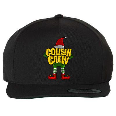 Cousin Crew Christmas Elf Matching Family Wool Snapback Cap