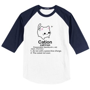 Cat Cation Cute Kitty Cation Baseball Sleeve Shirt