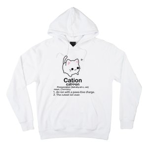 Cat Cation Cute Kitty Cation Hoodie