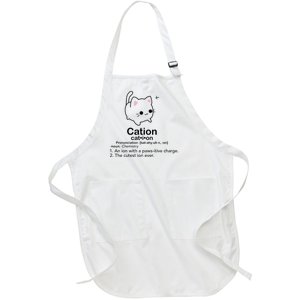 Cat Cation Cute Kitty Cation Full-Length Apron With Pockets